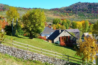 G&icirc;te n&deg;48G170260 Le Pont-de-Montvert - Loz&egrave;re - G&icirc;te avec pr&eacute; arbor&eacute; &agrave; proximit&eacute;