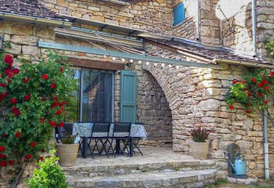 G&icirc;te n&deg;48G120800 MALENE (LA) - Loz&egrave;re - Le Four d'Odilon 6 personnes &agrave; Montignac - Terrasse 