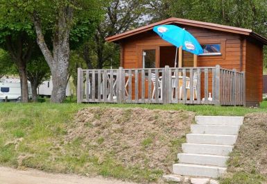 Meublé n°48H450171 LANGOGNE - Lozère - Chalet 2 pers. - Camping La Cigale de l'Allier - photo