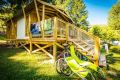 Cabane en bois48H430212 FLORAC TROIS RIVIERES - Loz&egrave;re - Cabane Lodge bois et pilotis Premium 5/7 pers. - Camping Le Pont du Tarn