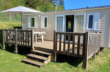 Meublé n°48H450168 LANGOGNE - Lozère - Mobil-home 6/8 pers. - Camping La Cigale de l'Allier - photo
