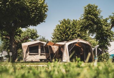 Meublé n°48H440107 MEYRUEIS - Lozère - Tente toilée "Aigoual" 4/5 pers. - Camping La Cascade - photo