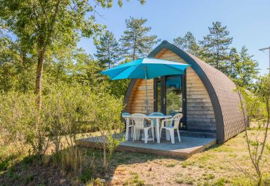 Meublé n°48H460053 SAINT BAUZILE - Lozère - Pigne 2/4 pers. - Camping Les Berges du Bramont - photo