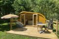 Meubl&eacute; n&deg;48H440105 MEYRUEIS - Loz&egrave;re - Cabane Hobbit "Hurle vent" 2/3 pers. - Camping La Cascade